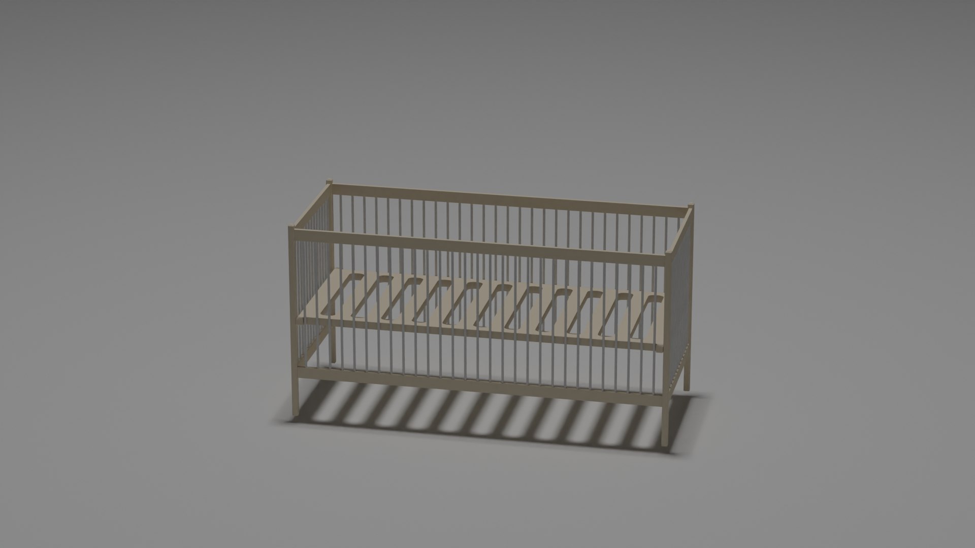 3D Cot model - TurboSquid 2153607