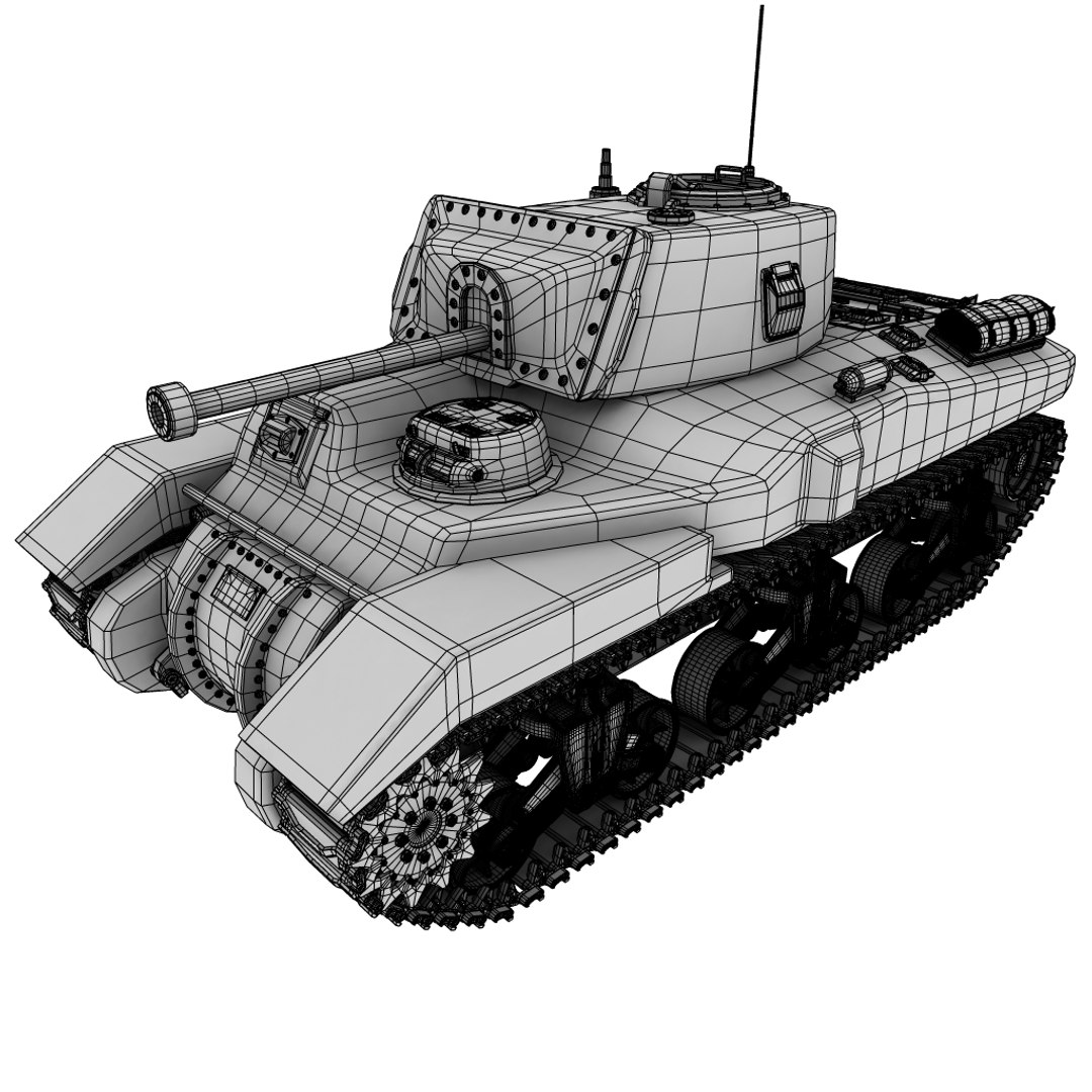 Ram Tank 3d Model
