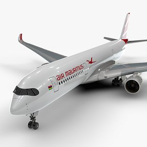 3D a350-900 air mauritius l1144