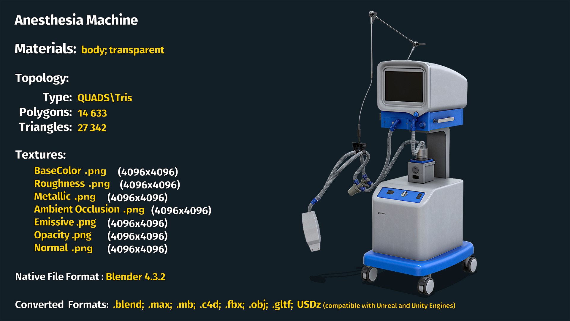 Anesthesia Machine 3D model https://p.turbosquid.com/ts-thumb/pt/jIP5z7/1P/info/jpg/1747328995/1920x1080/fit_q87/133383707922d5b4ca5cd24fdfb5f7e95c413af7/info.jpg