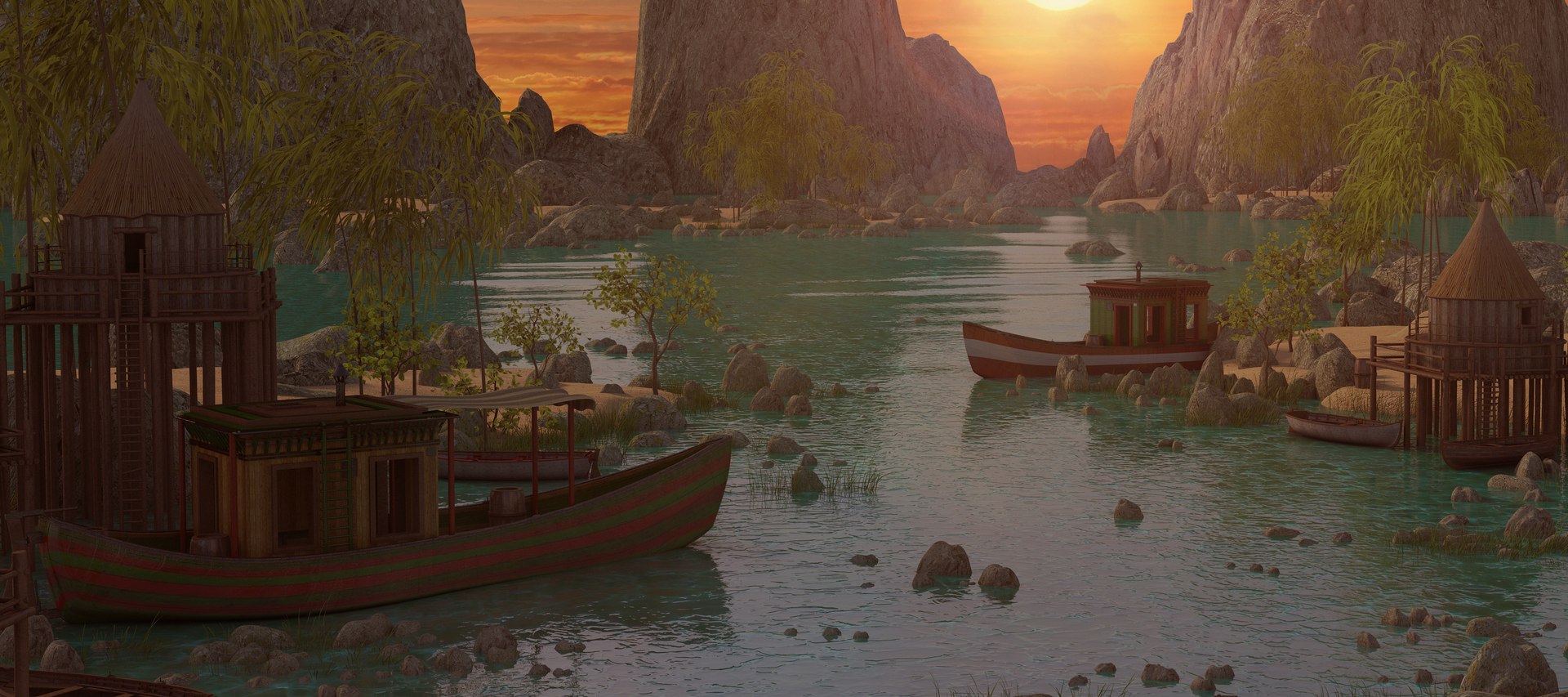 3D Landscape Vietnam Model - TurboSquid 1280140