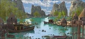 Vietnam Islands Landscape
