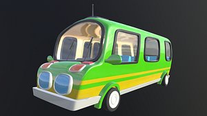 Asset - Cartoons - Bus - 02 - 3D Model