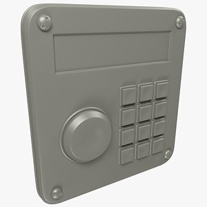 keypad buttons 3D model