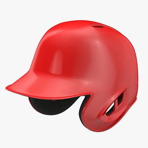 3D baseball helmet c flap model - TurboSquid 1620396