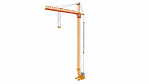 Tower Crane PBR 3D model