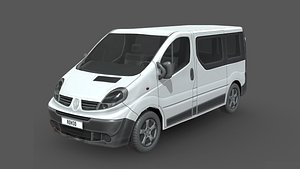 3D Renault Trafic 2013 model
