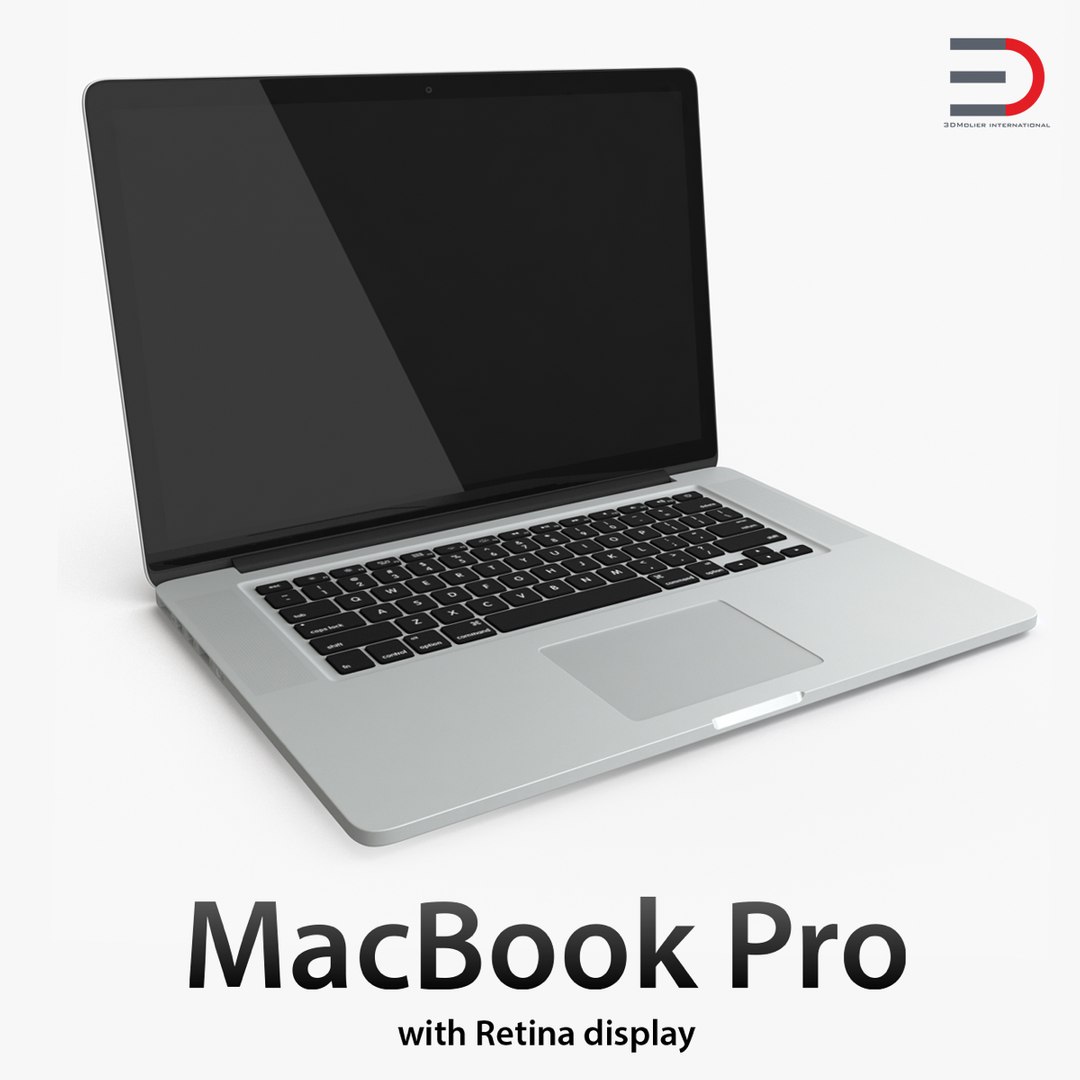 MacBook Pro with Retina display 15 inch 3D Model 3D model preview