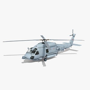 3D seahawk helicopter danish