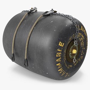 3D Collapsible Fuel Blivet Old model