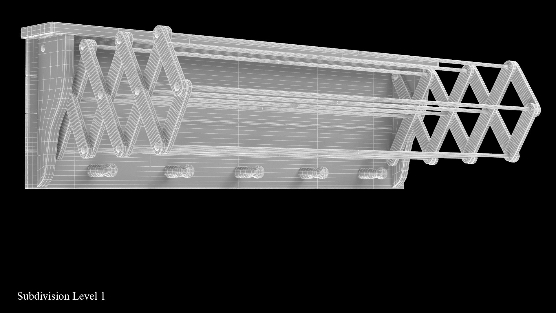 Drying Rack 3D Model - TurboSquid 1459442