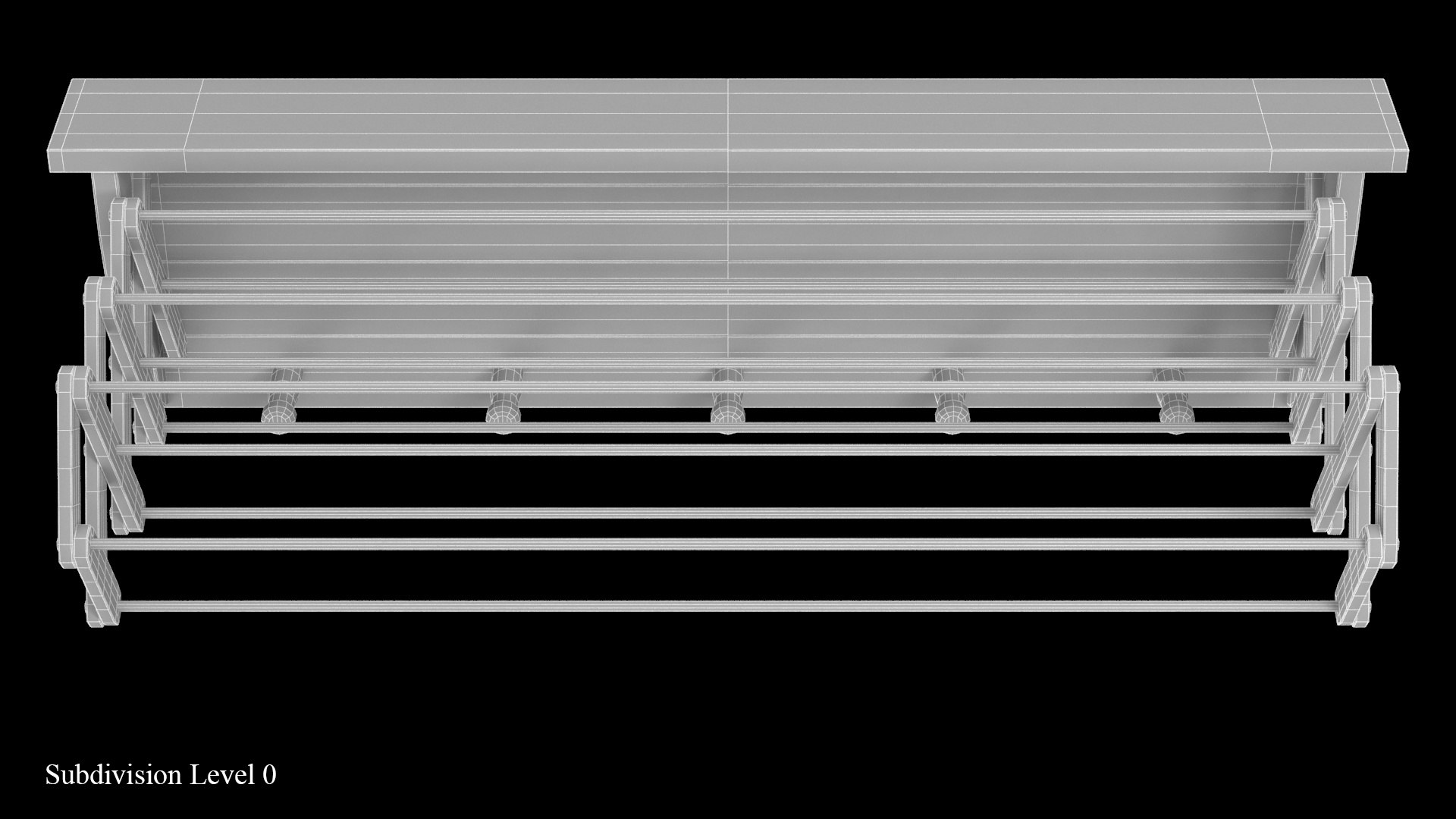 Drying Rack 3D Model - TurboSquid 1459442