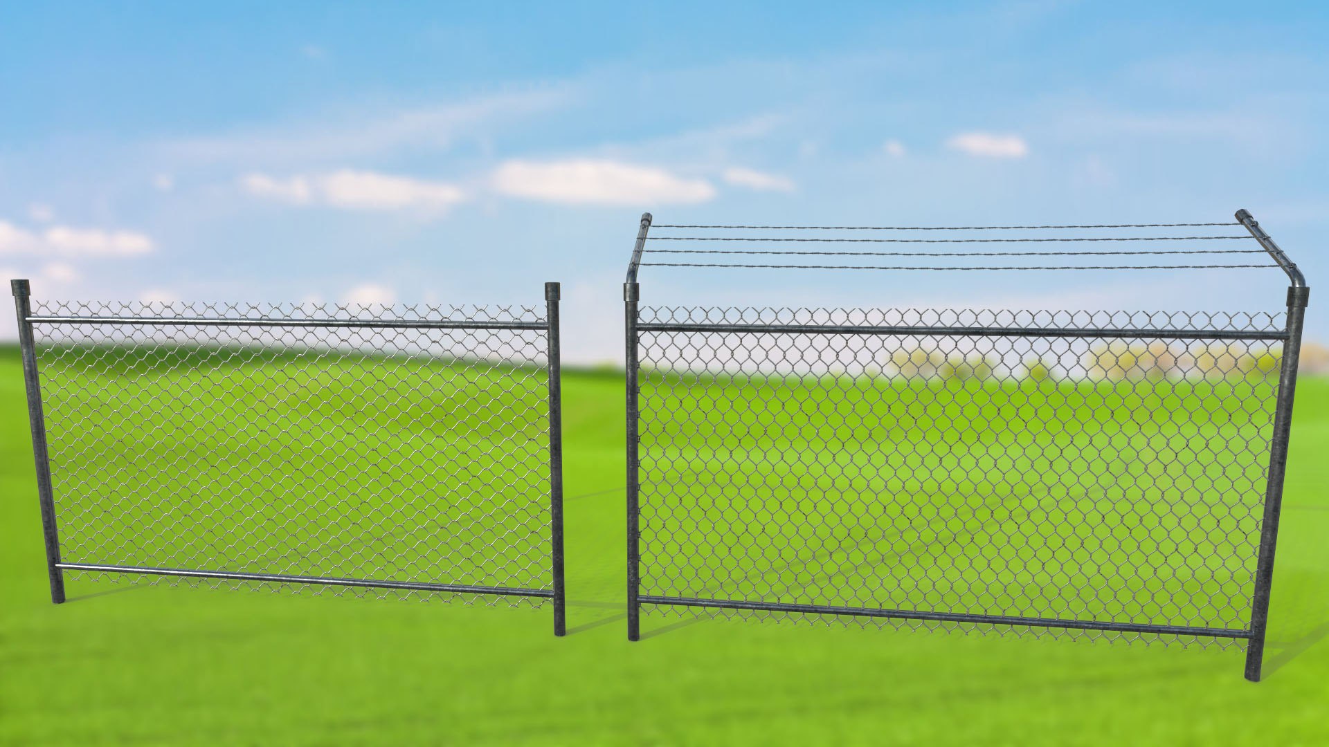 3D Netting Mesh Fence Kit Low Poly Low-poly 3D Model - TurboSquid 1881481