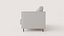 Modern Upholstered 2-5-Seater Sofa with Metal Legs