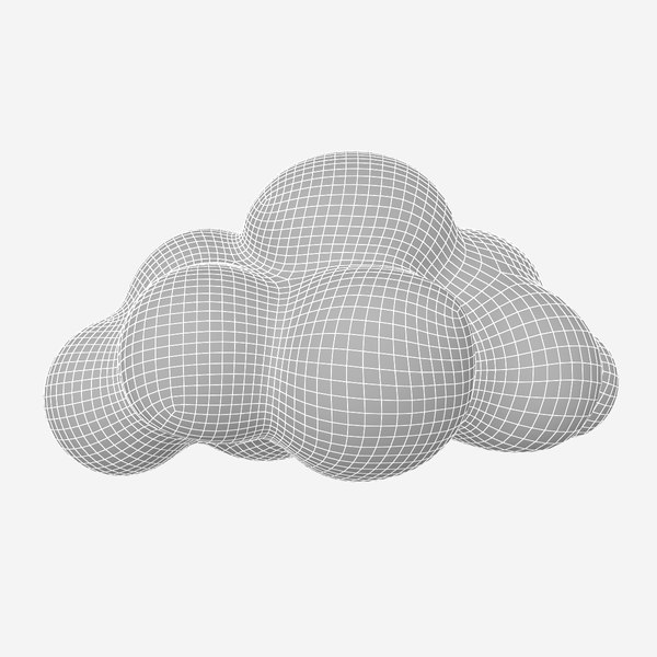 x cartoon clouds