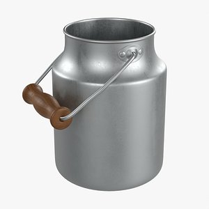 Aluminum milk can 02