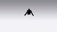 Blouse black color  back belt