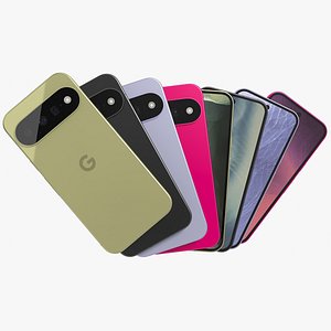 Google Pixel 11 All Colors 3D model