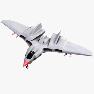 Space Falcon Futuristic Sci Fi Fighter 3D model
