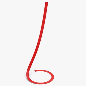 3D Red Ribbon
