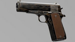 1911 low-poly model