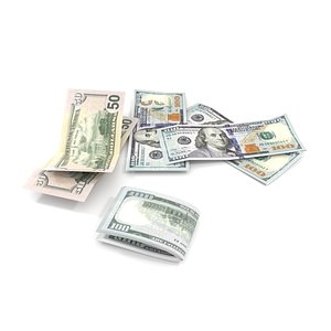 Dollars 3D model