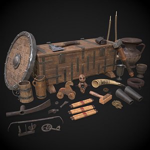 3D Medieval Mini Scene