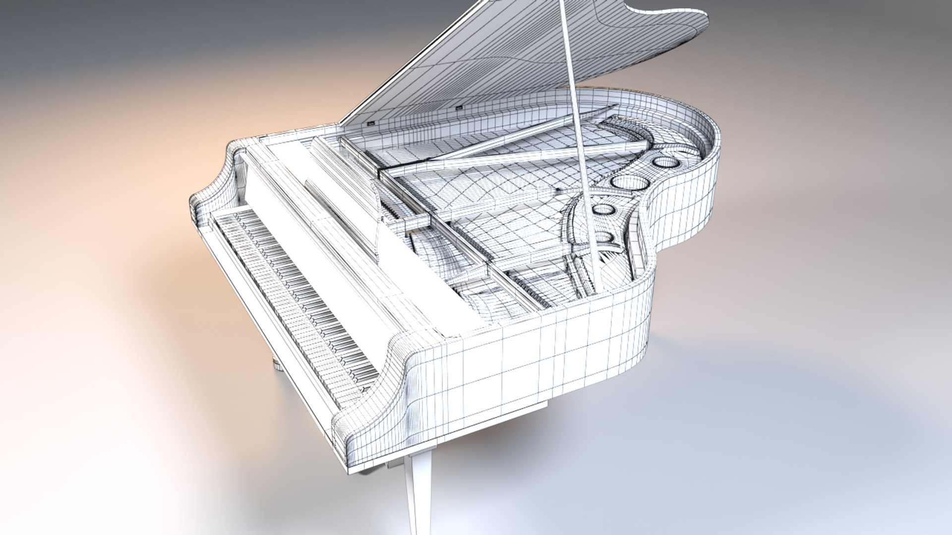 Grand piano 3D model - TurboSquid 1327246