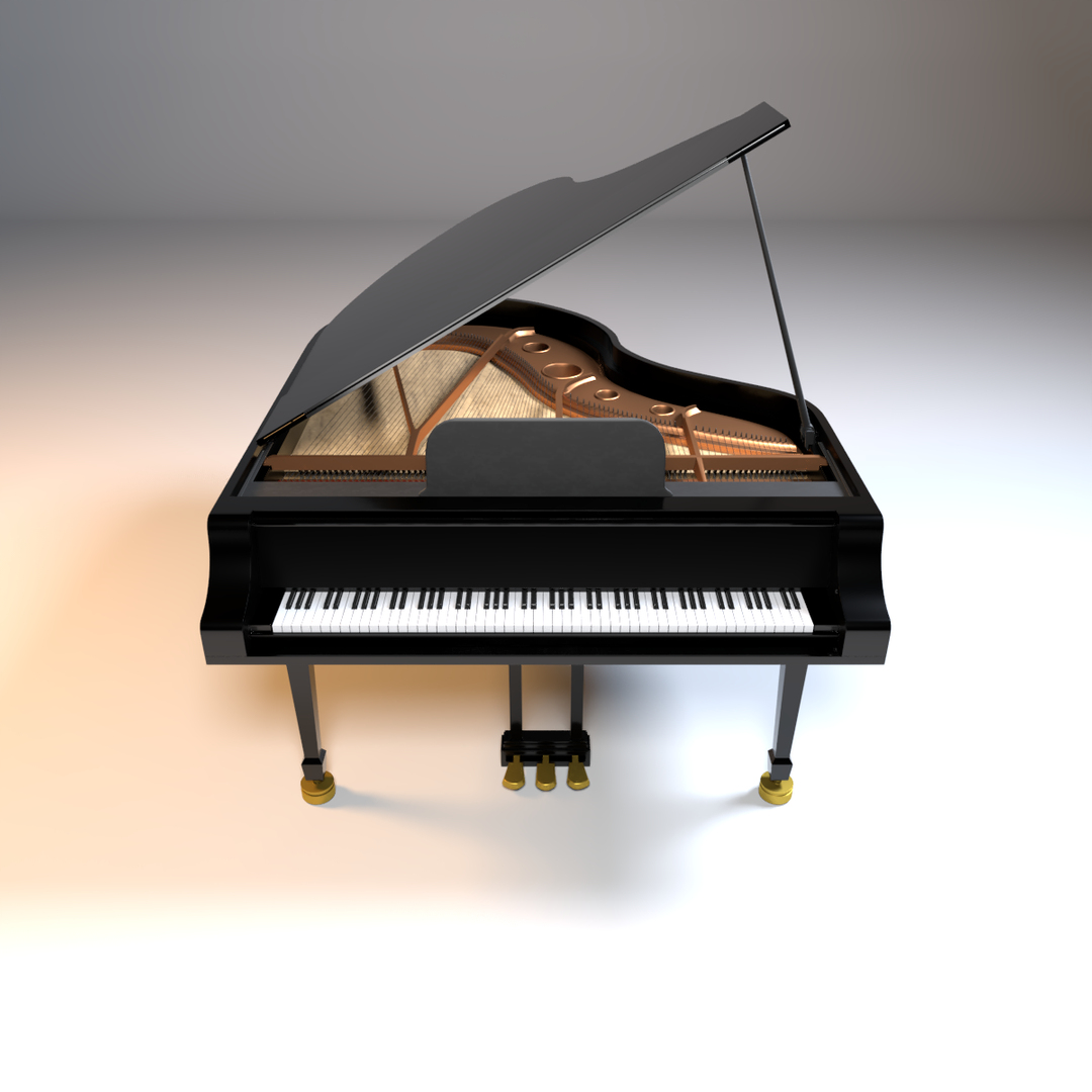 Grand piano 3D model - TurboSquid 1327246