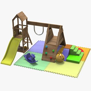 Playground Kids 3D model