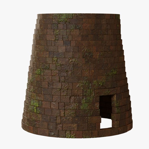 3D cartoon nuraghe model