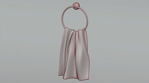 Kitchen towel on a hanger