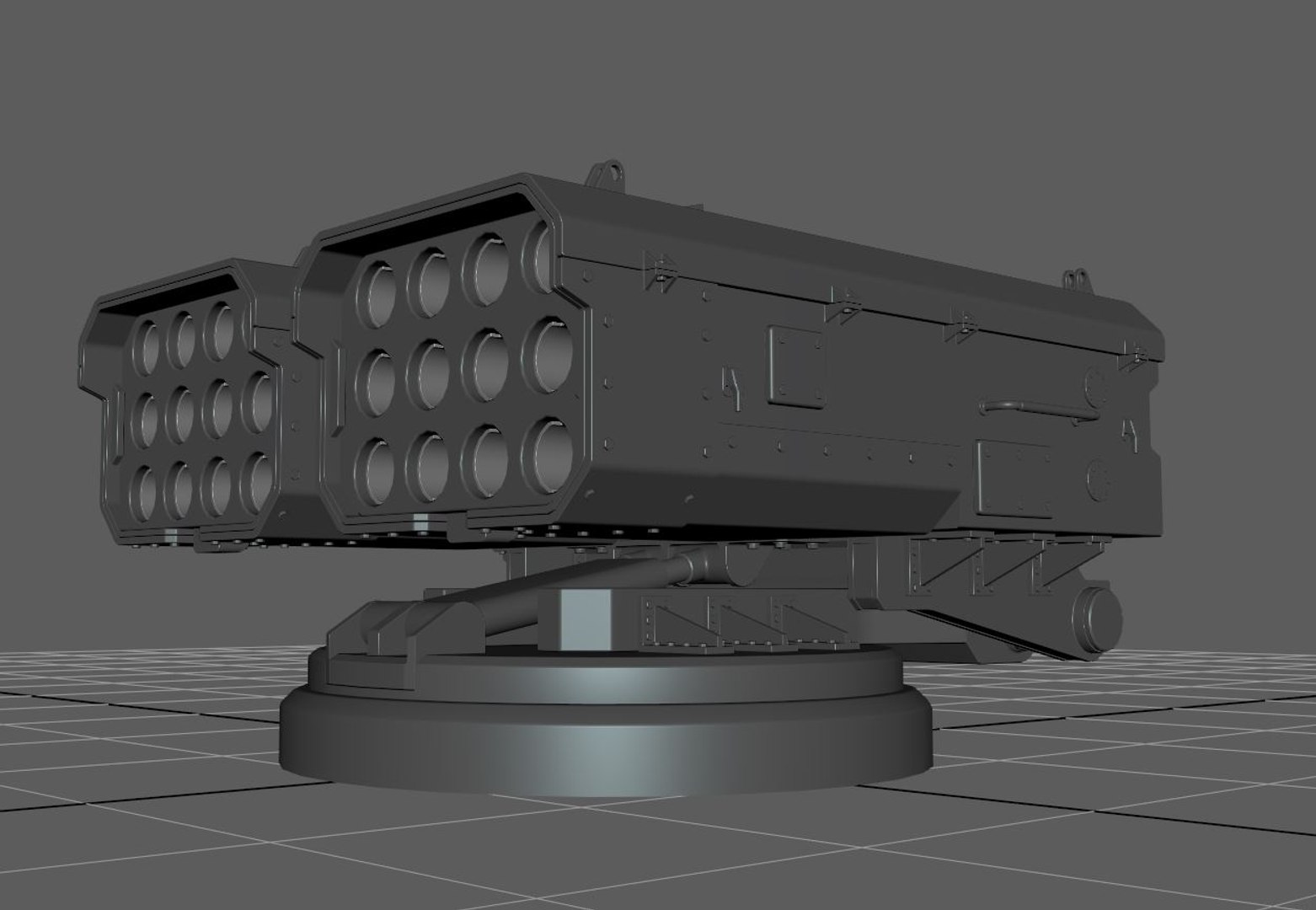 Sci-fi Missile Launcher M-24 Model - TurboSquid 2122707