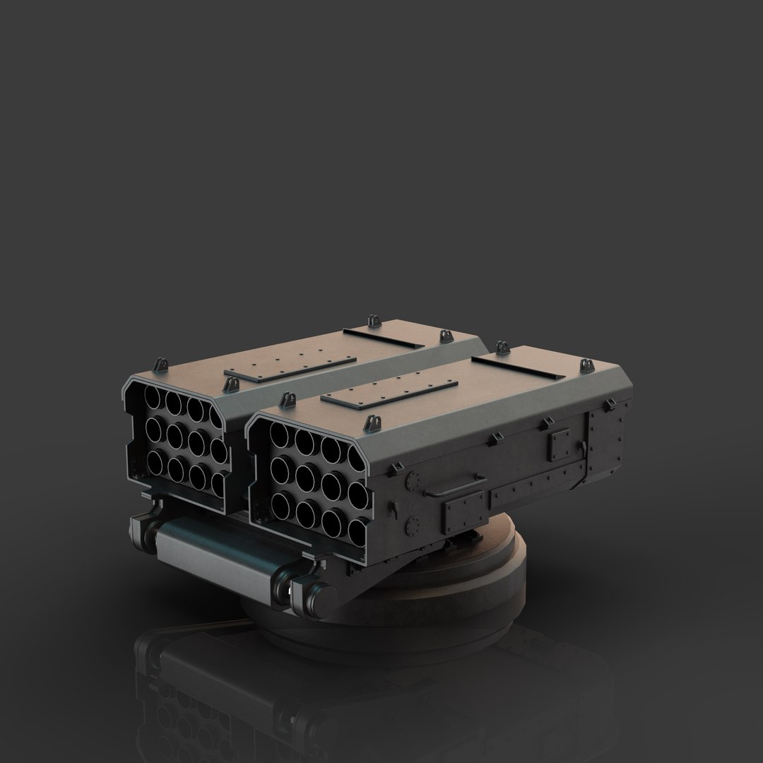 Sci-fi Missile Launcher M-24 Model - TurboSquid 2122707