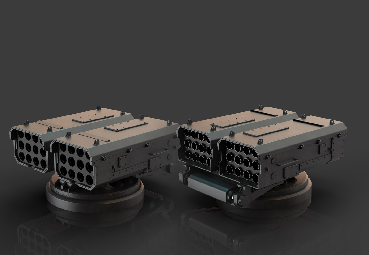 Sci-fi Missile Launcher M-24 Model - TurboSquid 2122707