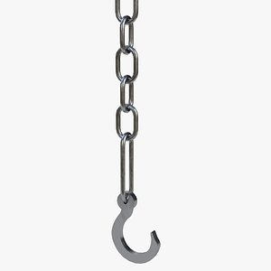 3d hook chain model