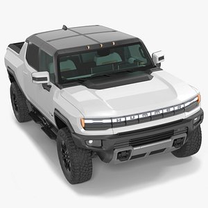 2022 GMC Hummer EV PICKUP Lights On Rigged