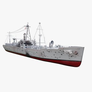 AGTR-5 USS Liberty Damage