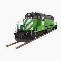 Locomotive EMD SD40-2 Burlington Northern(1)