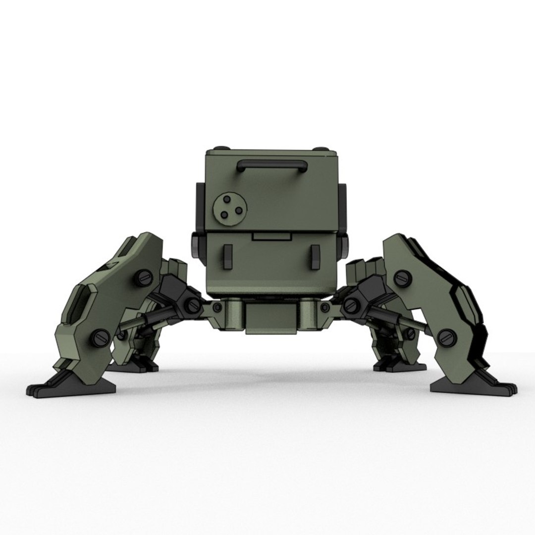Mini Cube Bot 3D Model - TurboSquid 1435639