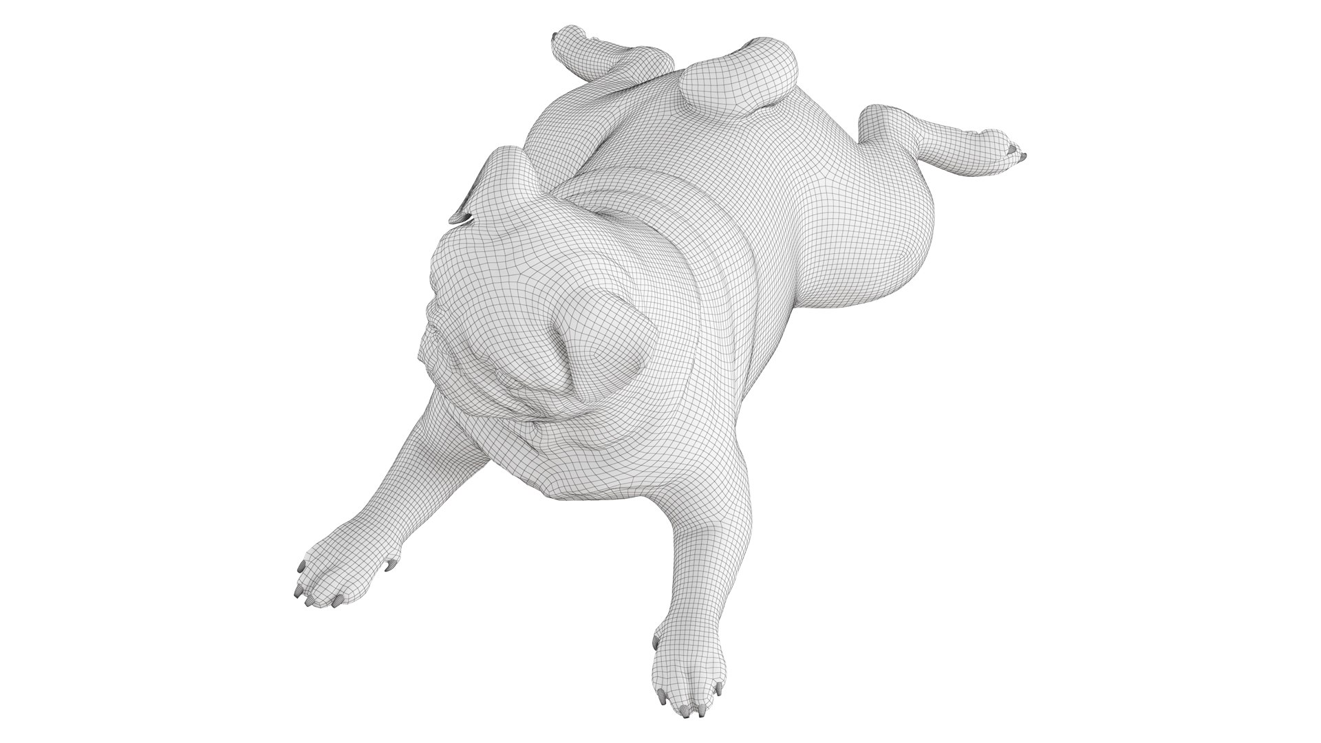 3D Pug figurine in a funny lying pose model https://p.turbosquid.com/ts-thumb/pu/ofQg6m/Tm/v_06/jpg/1727457358/1920x1080/fit_q87/97943cfd3d17227c858569ed6c52837c87f060ef/v_06.jpg