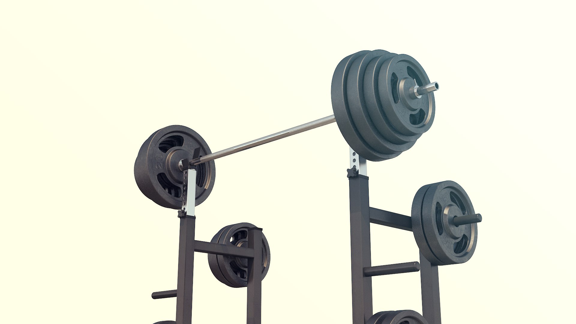 Squat Rack 3D Model - TurboSquid 1457712