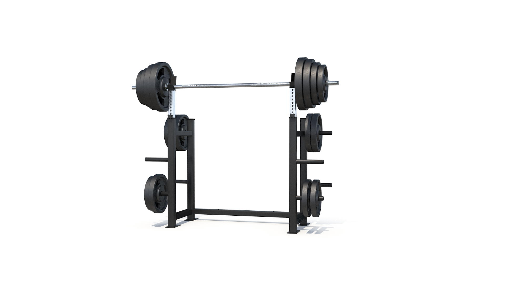 Squat Rack 3D Model - TurboSquid 1457712