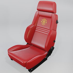 3D Old Trafford   Football Stadium coaching Seat model