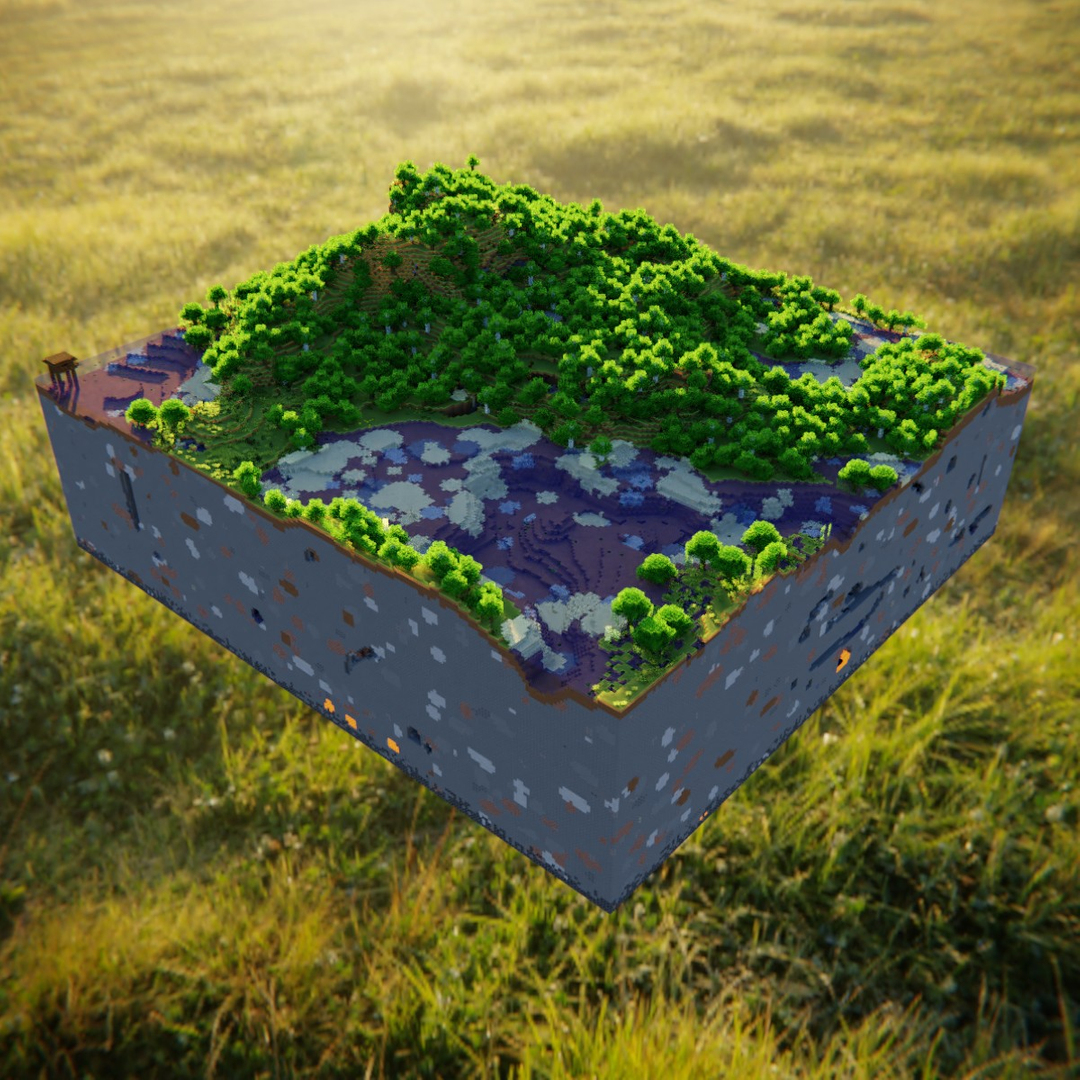 Bloco de terra realista do Minecraft Modelo 3D - TurboSquid 1317548