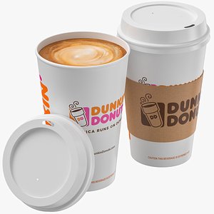 Dunkin Donuts Coffee Paper Cup