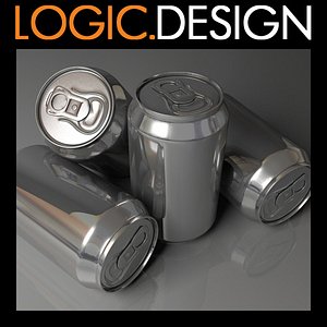 beverage 3d model