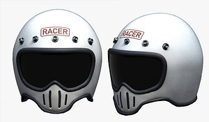 3D helmet sci fi