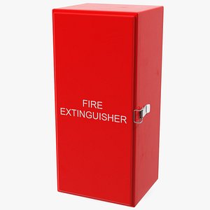 extinguisher fibreglass cabinet 3D model