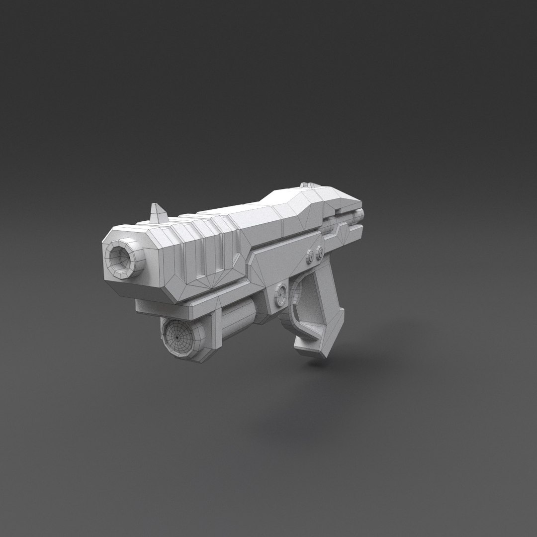 3D Model Gun Pbr Details - TurboSquid 1297419